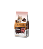 Quattro dry cat food with salmon, krill and collagen for adult cats with sensitive digestion