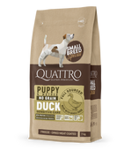 Dog food puppy and mother small breed no grain with duck