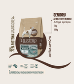 Dog food senior diet small breed no grain with white fish and krill