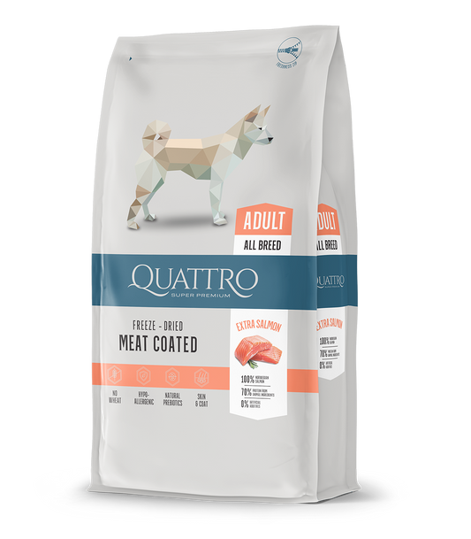 Dog food adult all breed with salmon