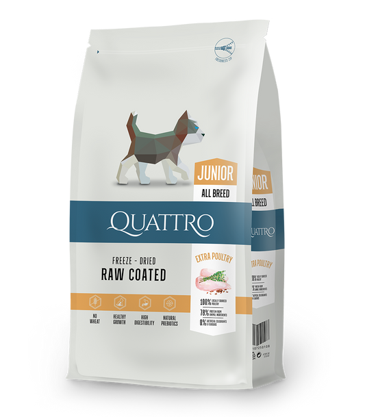 Dog food junior all breed with poultry