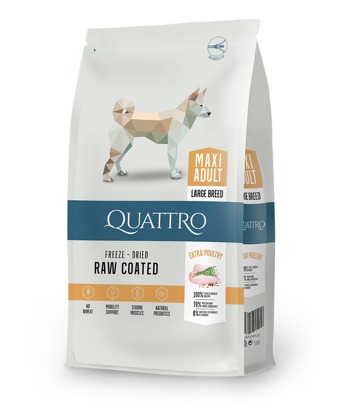 Dog food adult large breed with poultry