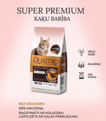 Quattro sausā kaķu barība ar vistas gaļu pieaugušiem sterilizētiem kaķiem