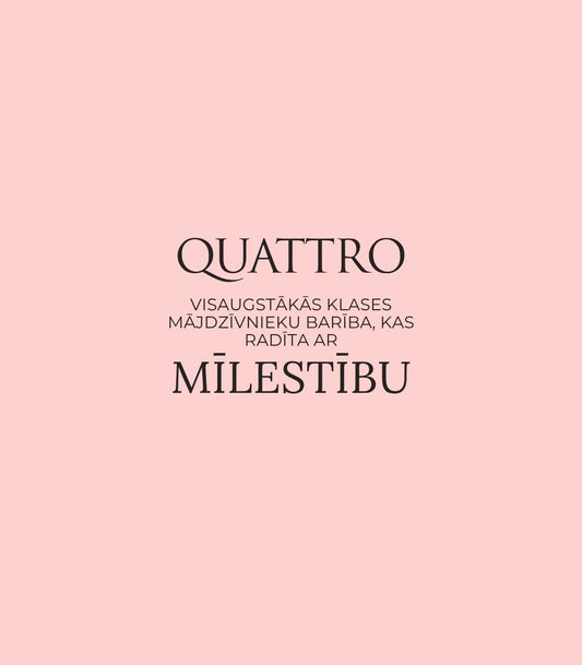 Paraugs: Quattro sausā kaķu barība ar lasi, krilu un kolagēnu pieaugušiem sterilizētiem kaķiem