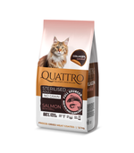 Quattro sausā kaķu barība ar lasi, krilu un kolagēnu pieaugušiem sterilizētiem kaķiem