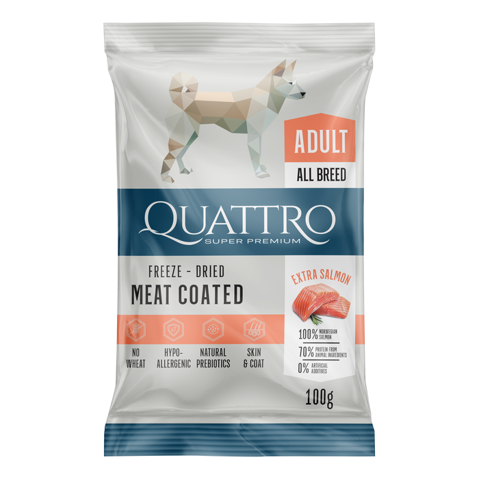Dog food adult all breed with salmon