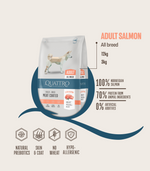 Dog food adult all breed with salmon