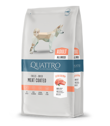 Dog food adult all breed with salmon