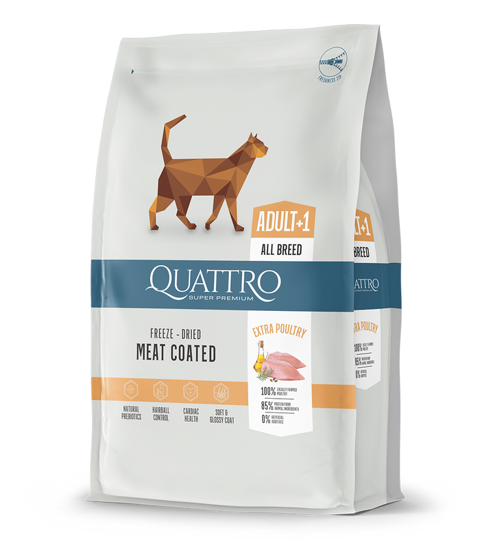 Cat food adult all breed with poultry